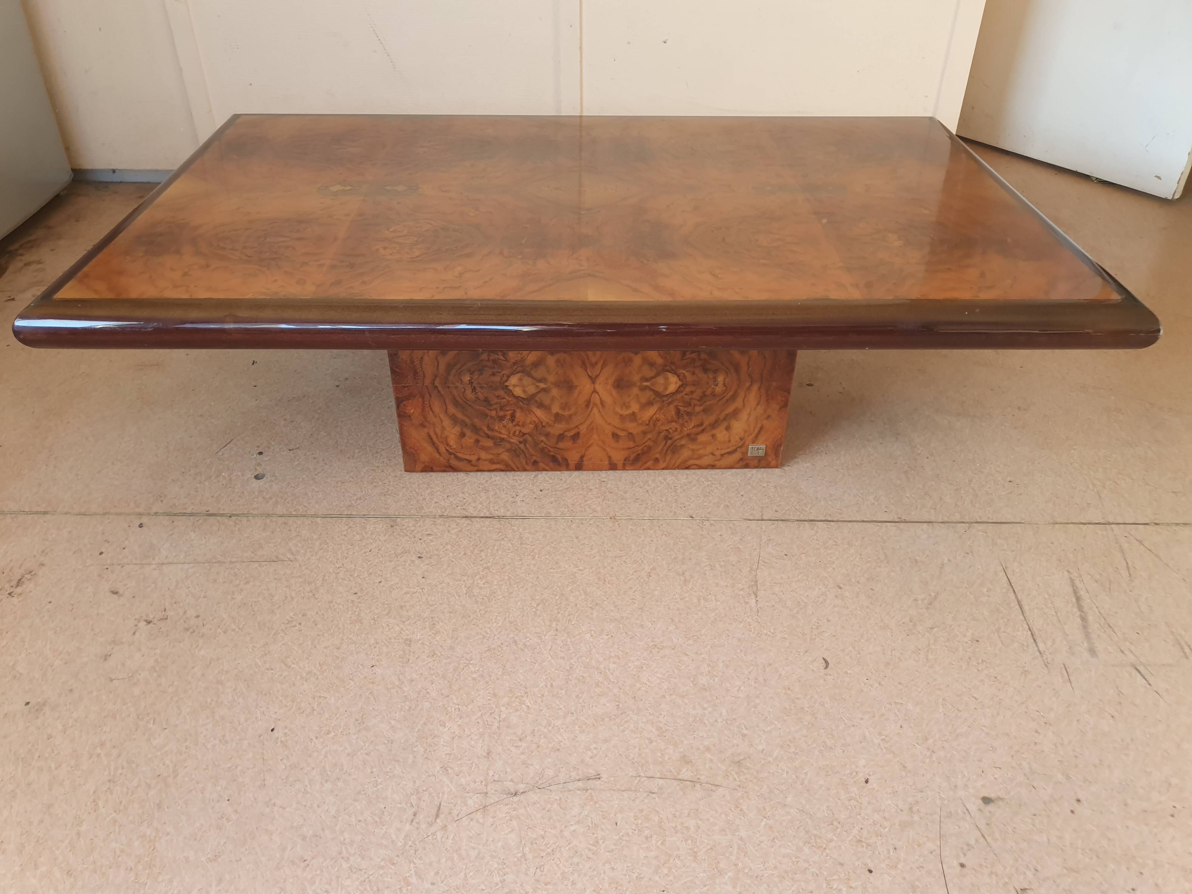 Coffee table by Jean Claude Mahey