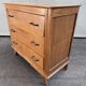 Vintage commode from the 50s/60s – 3 drawers – wood – tapered legs