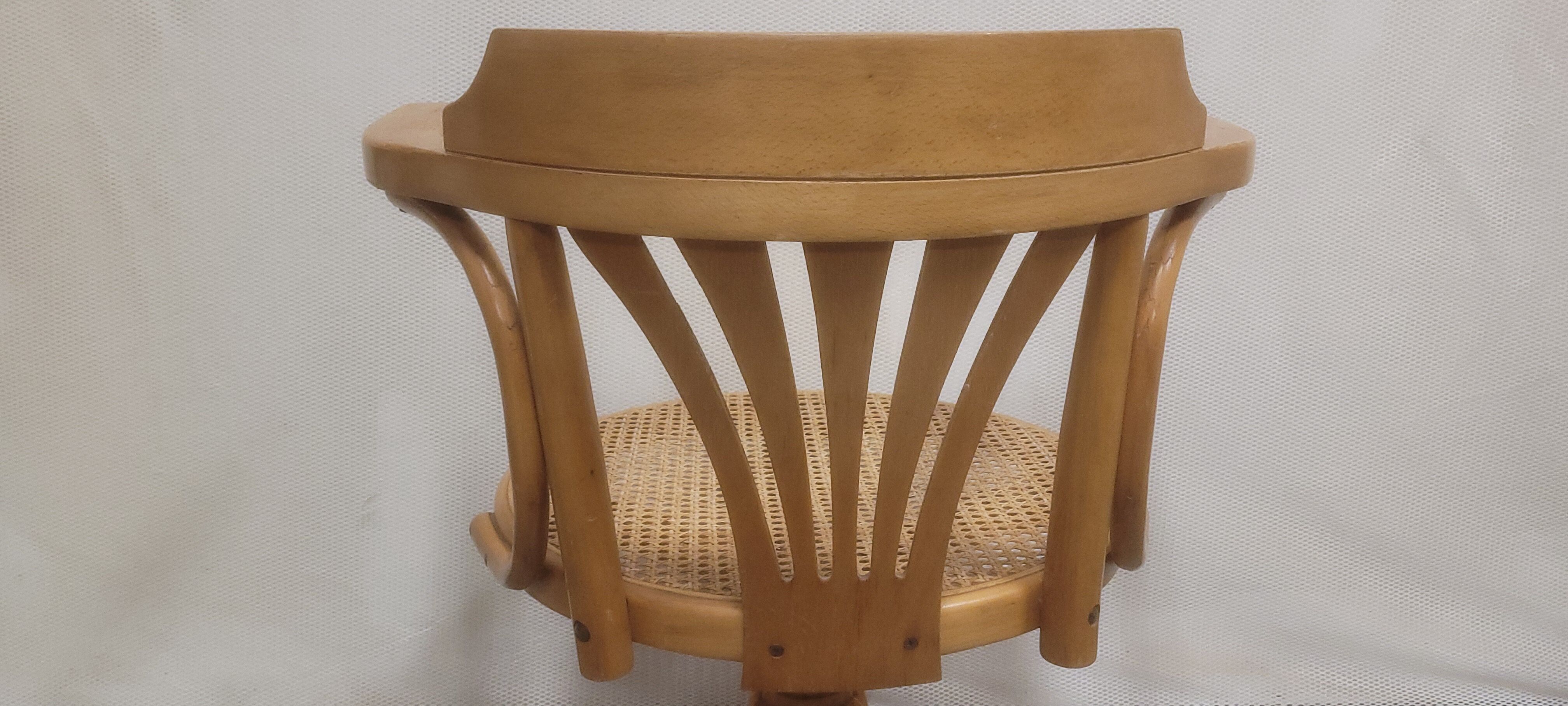 Thonet screw office chair n°5523 in canning