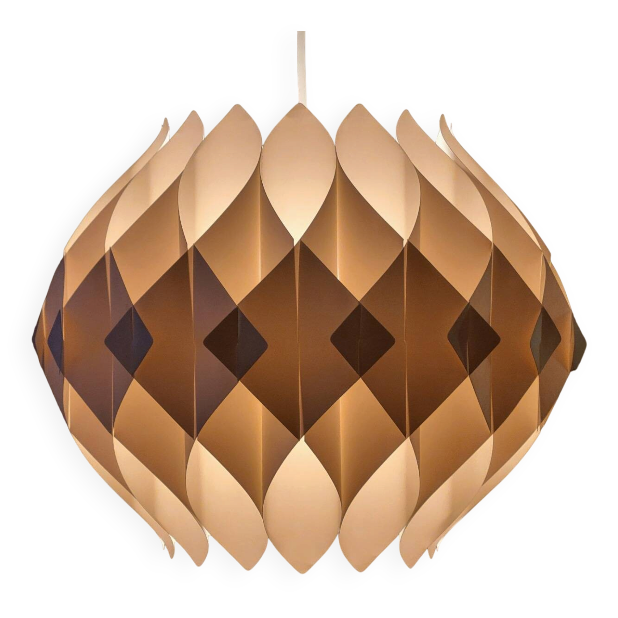 Hoyrup Butterfly pendant lamp by Lars Schiøler, Denmark, 1970s