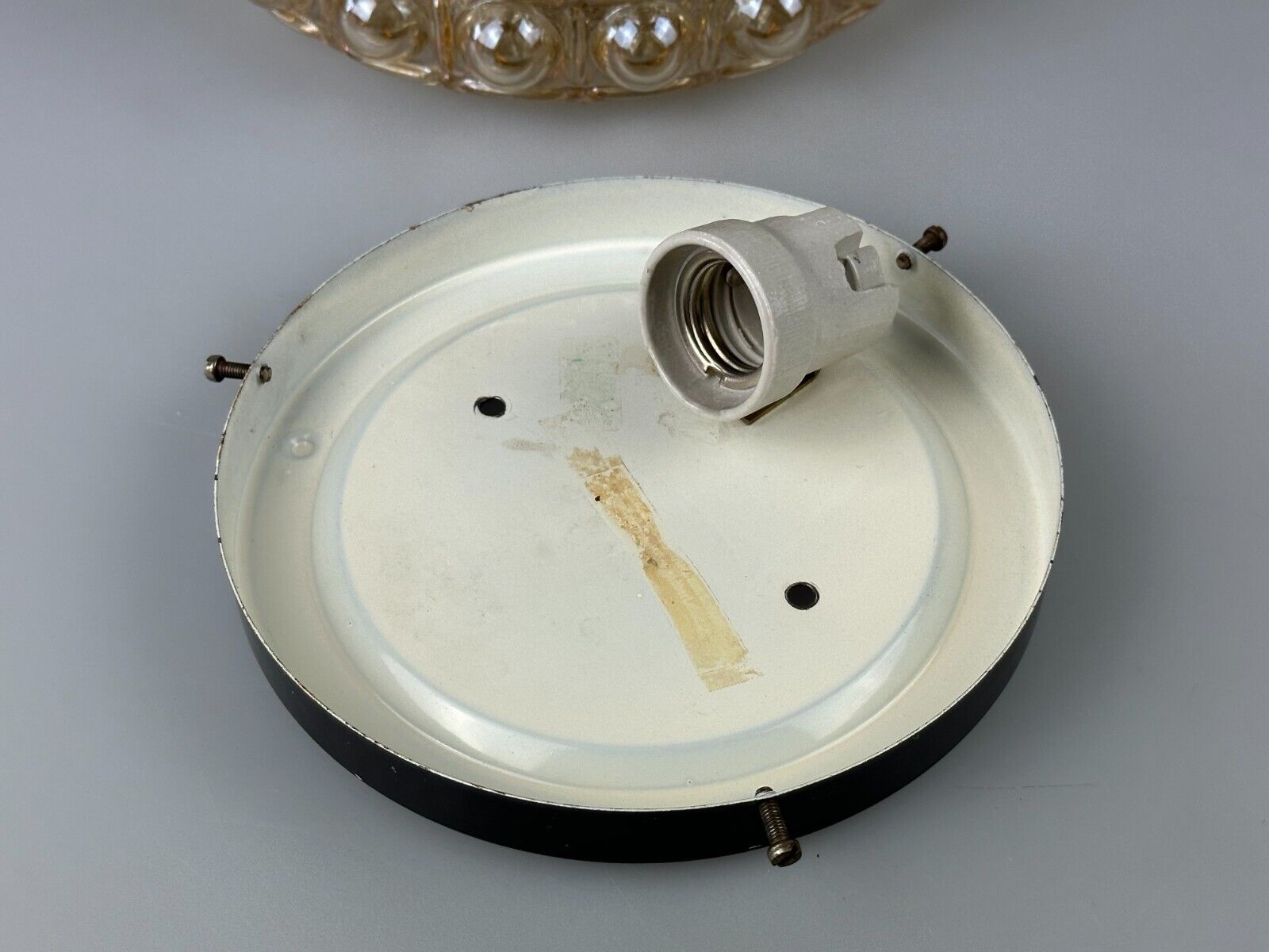 60s 70s Plafoniere Ceiling Lamp or Wall Lamp Bubble Glass Space Age Design