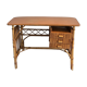 Rattan desk from around 1970.
