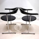 Set of 2 Kaufeld Airport 037 chairs by Geoffrey Harcourt, 1960