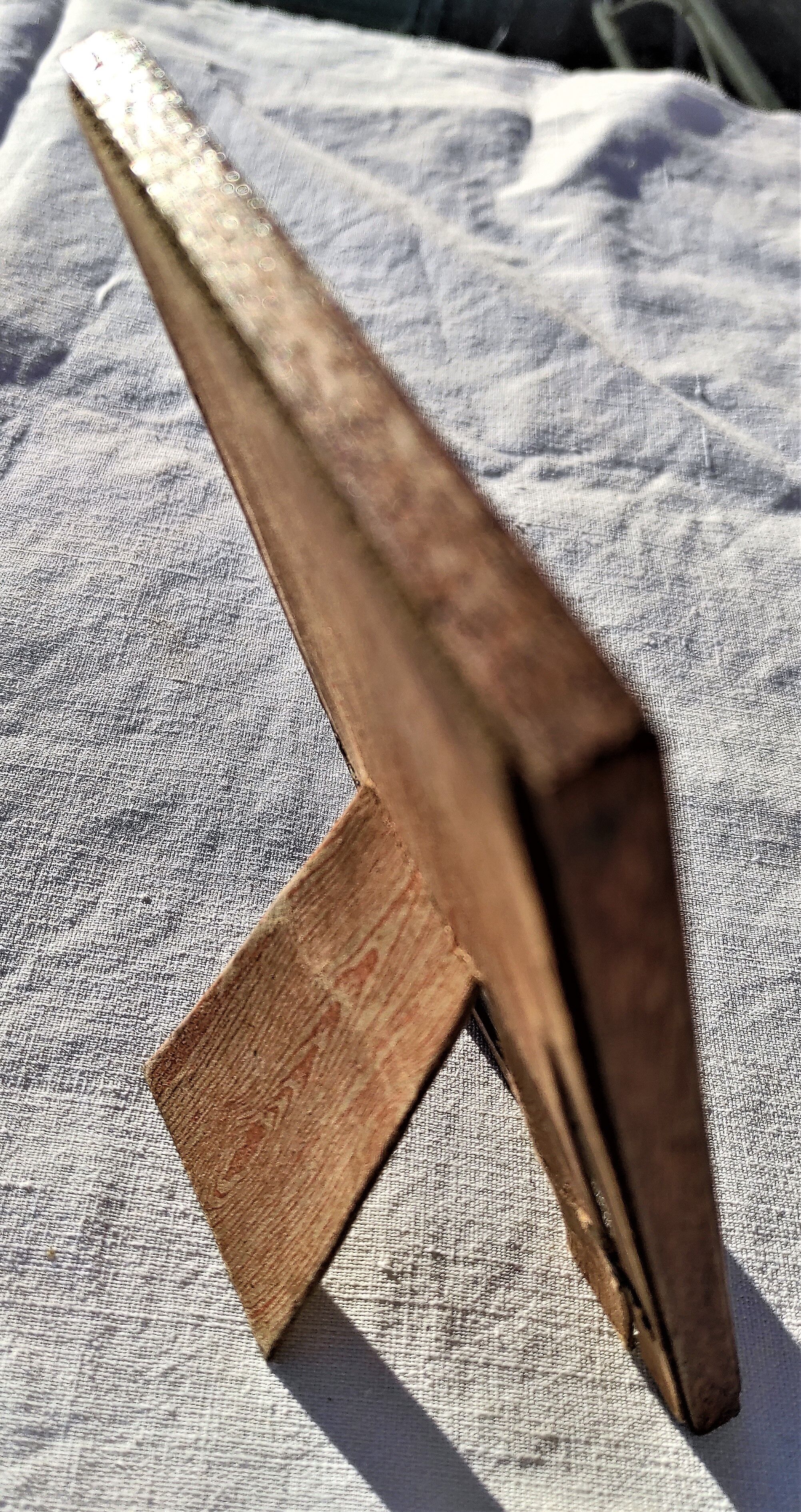 Ancien cadre photo en bois sculpté vers 1920/1930