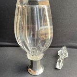 Large decanter - Louis Philippe - Strong crystal and silver