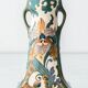 Pair of Dutch Art Nouveau Ceramic Table Lamps, circa 1915, with New Ochre Linen Shades