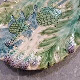 Asparagus and artichoke barbotine dish from France circa 1890