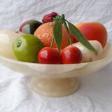 Alabaster fruit cup
