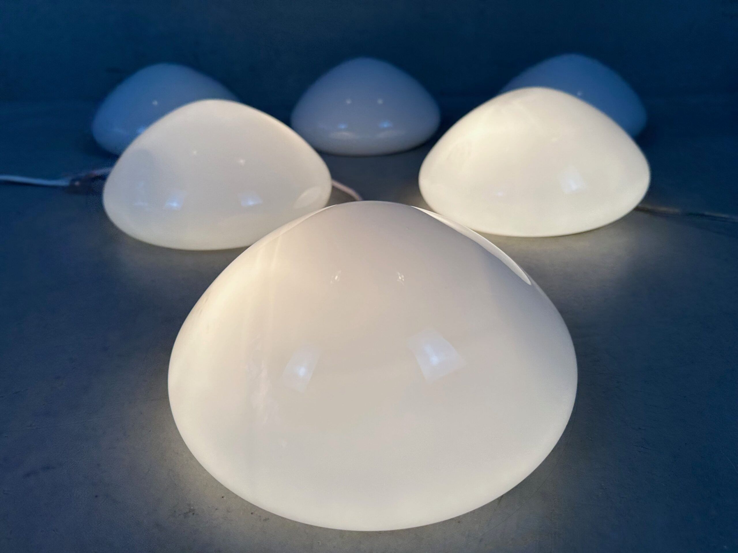 Vintage opaline ceiling or wall lamps – Philips