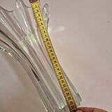 Vase tulipe en cristal vintage années 60 – très lourd, avec légère trace