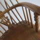 Mid century solid oak lyre-back Windsor armchair, 1960s