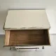 Chiffonier semainier parisien commode 5 tiroirs bois blanc vintage anc