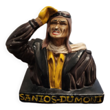 Plaster bust Aviator Sanios-Dumoni