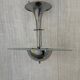 Chrome lustre Modernist 1930 Jean Boris Lacroix 1930s pendant