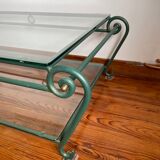 Wrought iron coffee table