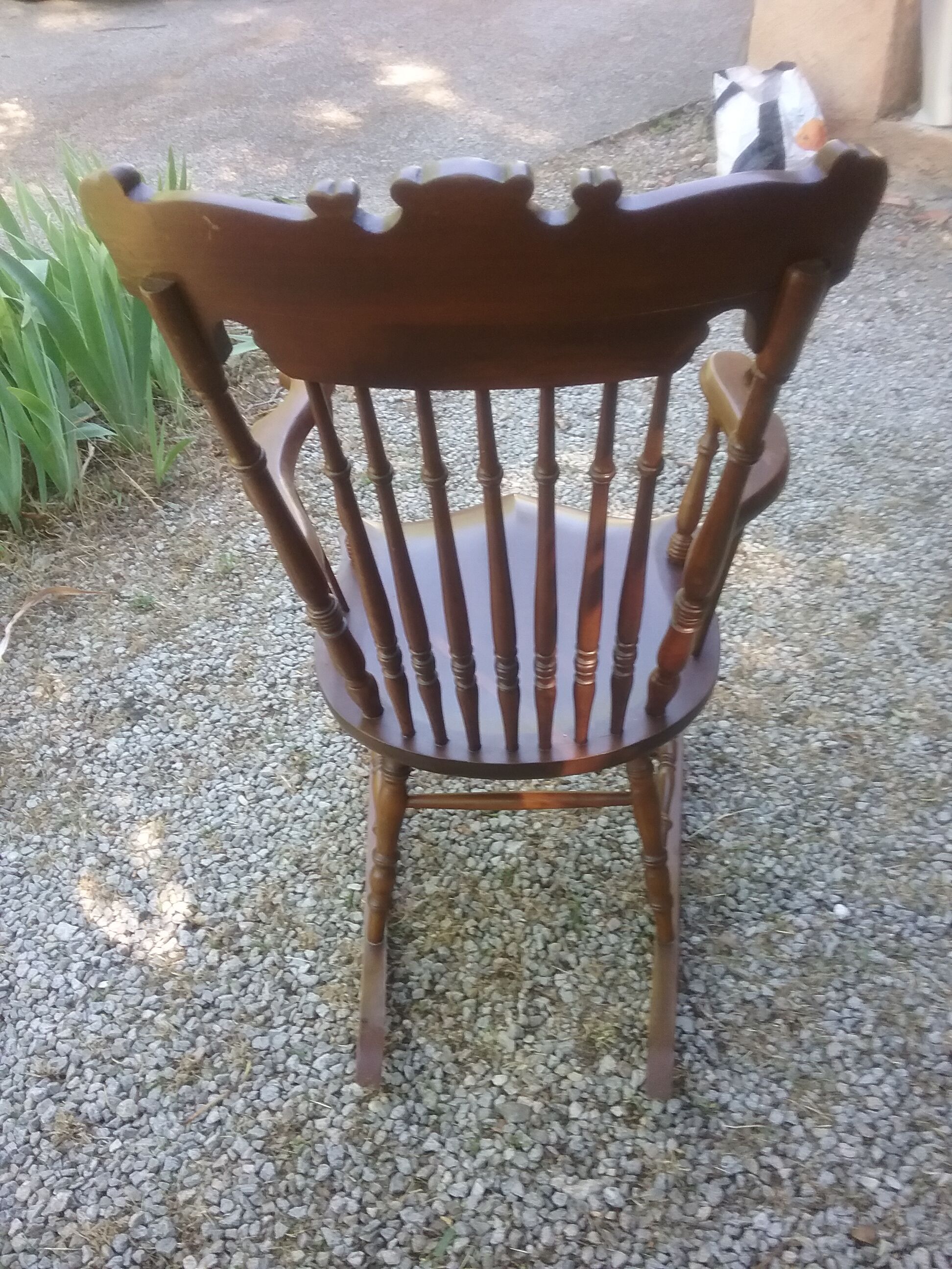 Rocking vintage chair