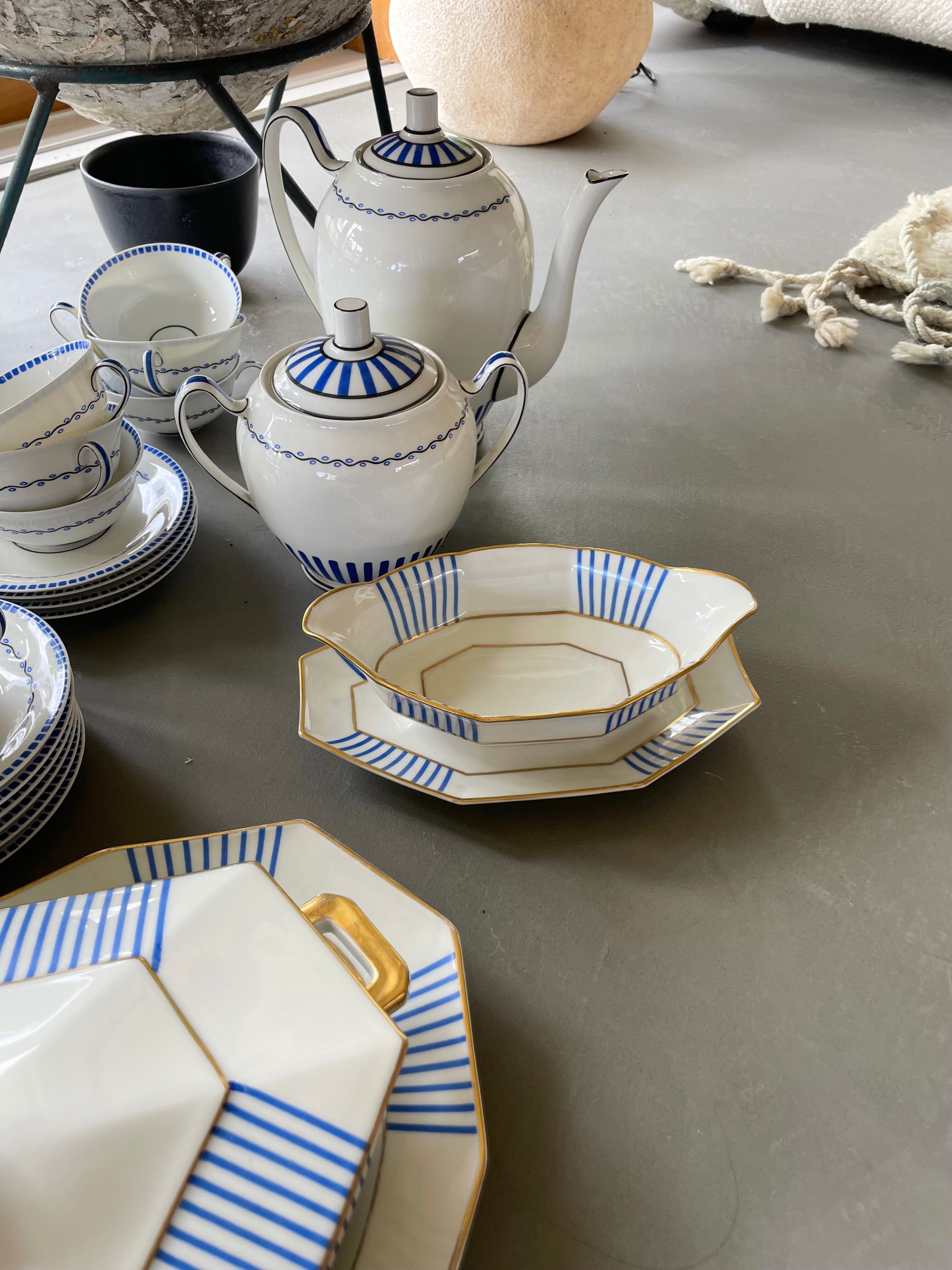 Set XXL crockery Limoges A.Lanternier