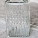 Vintage pressed glass whisky decanter