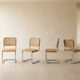 To be seized! 4 original Breuer chairs — made in Italy, 1993.