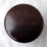 Cylindrical wooden box