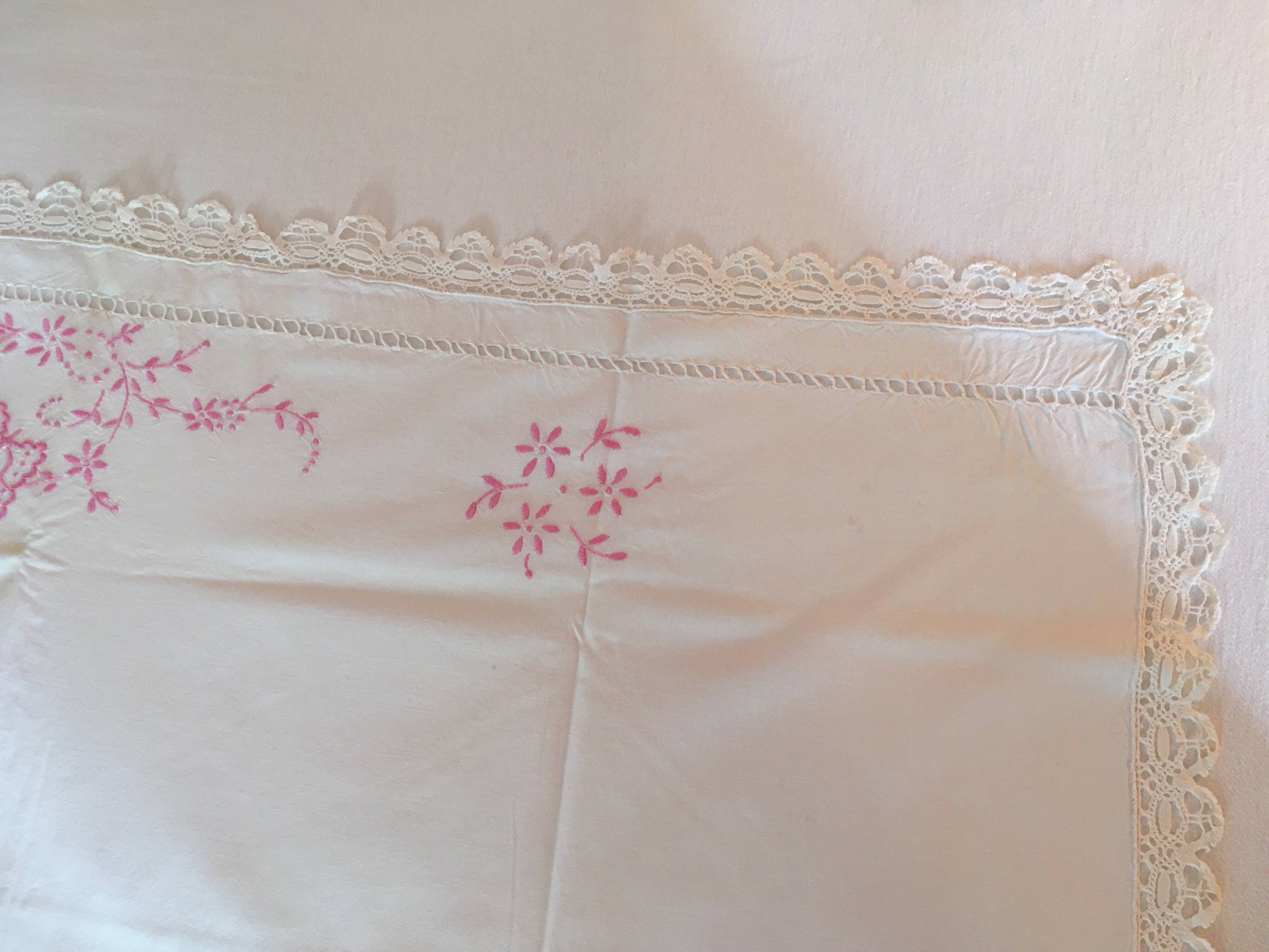 Vintage baby sheet.