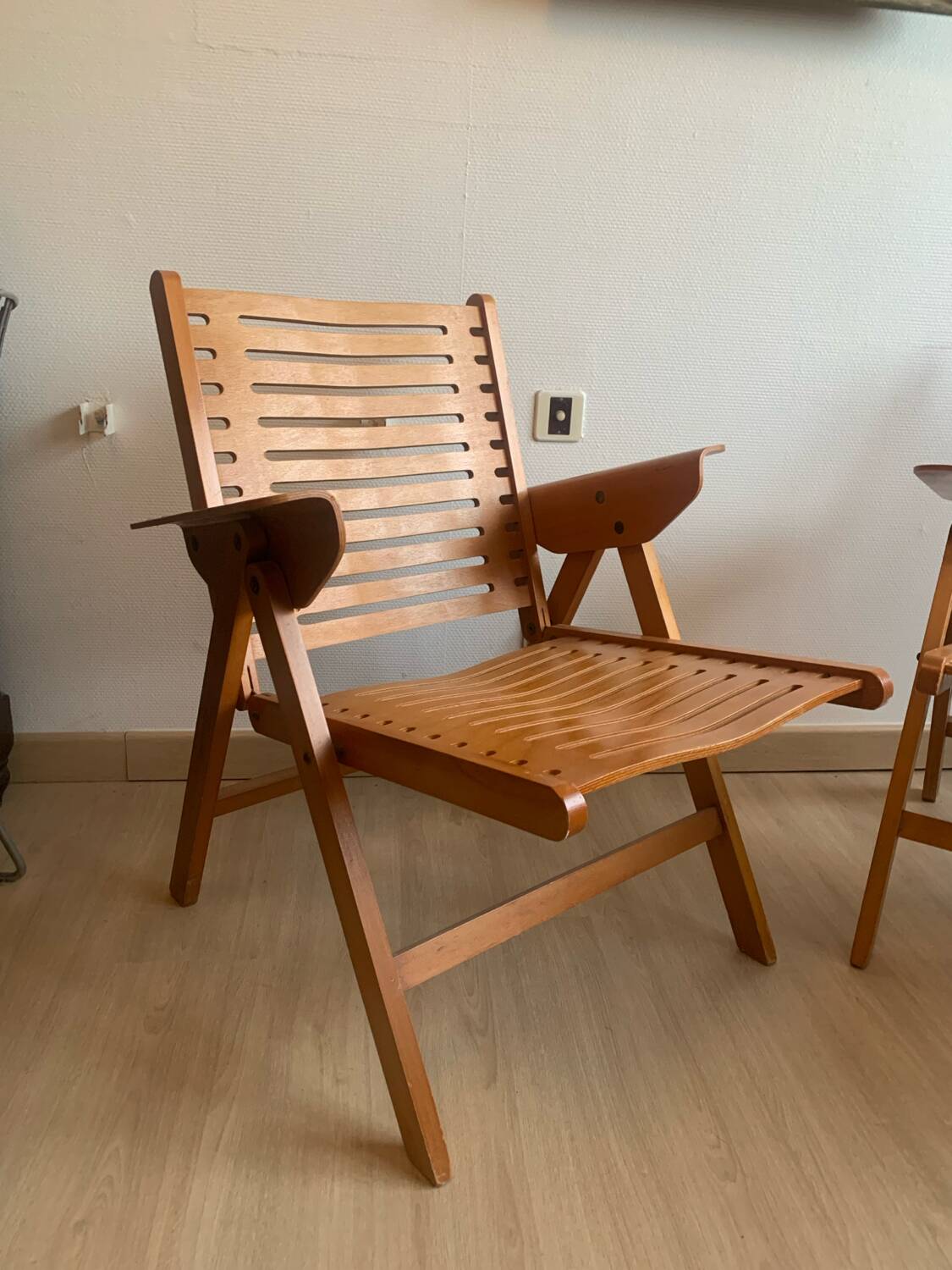 Pair of Rex Niko Kralj Folding Armchairs
