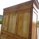 Large antique wardrobe in solid walnut