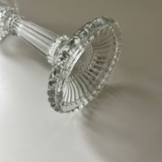 Bougeoir en verre 
