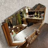 Art Deco period mahogany mirror circa 1930