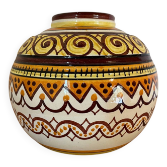 Henriot Quimper ball vase