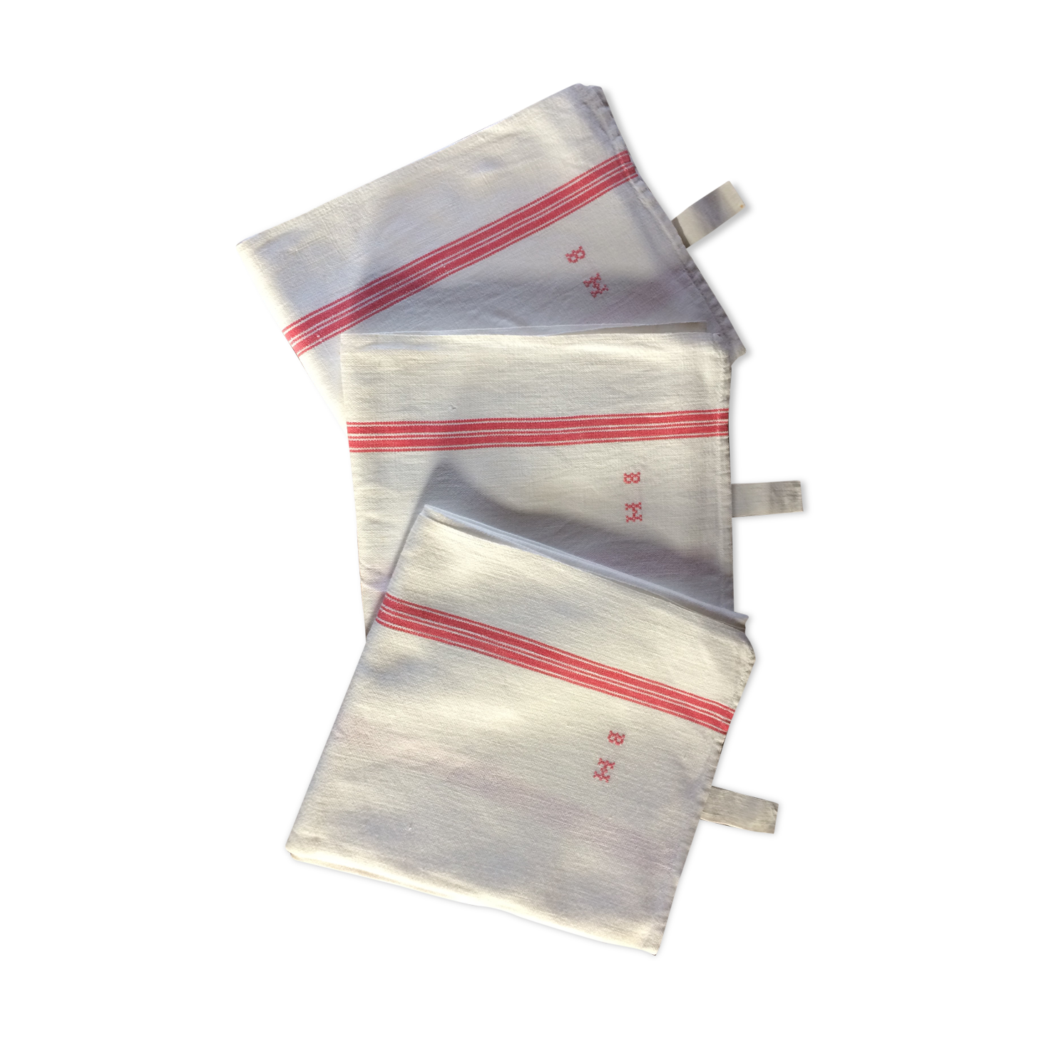 large embroidered old towels