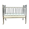 Art Deco era cradle in chrome metal circa 1930