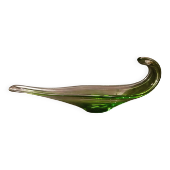 Green gradient Cristal de Bayel pocket bowl