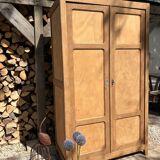 Armoire type parisienne bois rénové