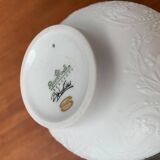 White porcelain candlestick from mid-century by Bjørn Wiinblad for Rosenthal.