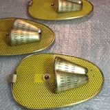 Set of 1950s wall lights