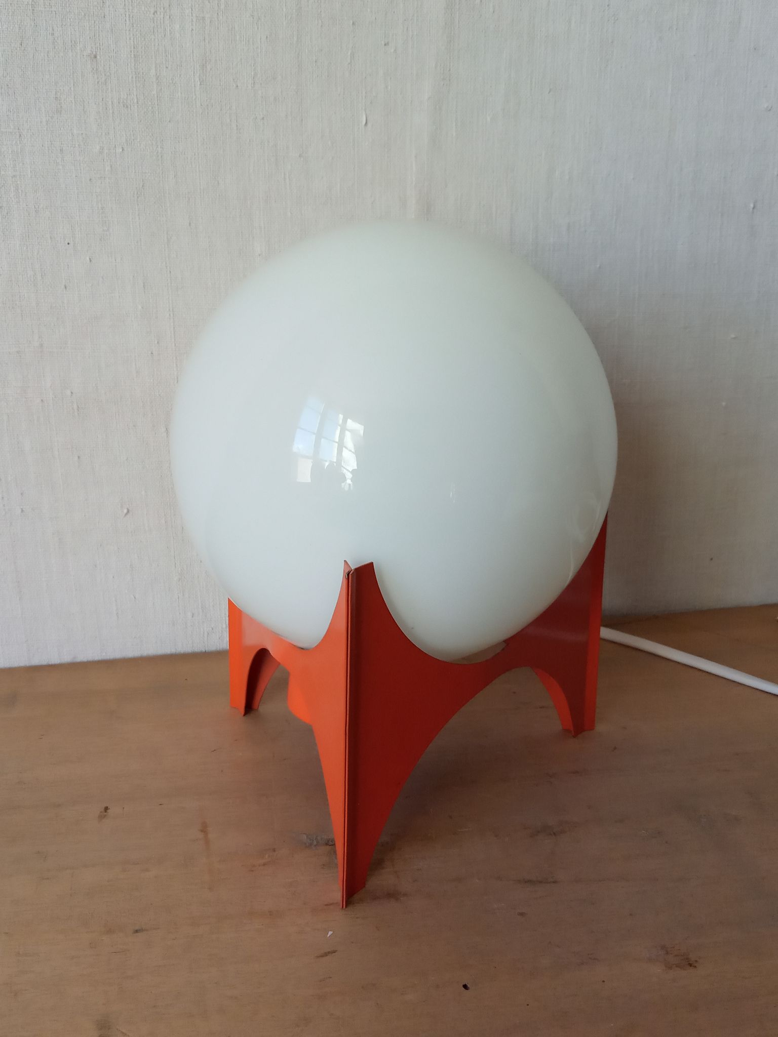 Lampe boule années 60