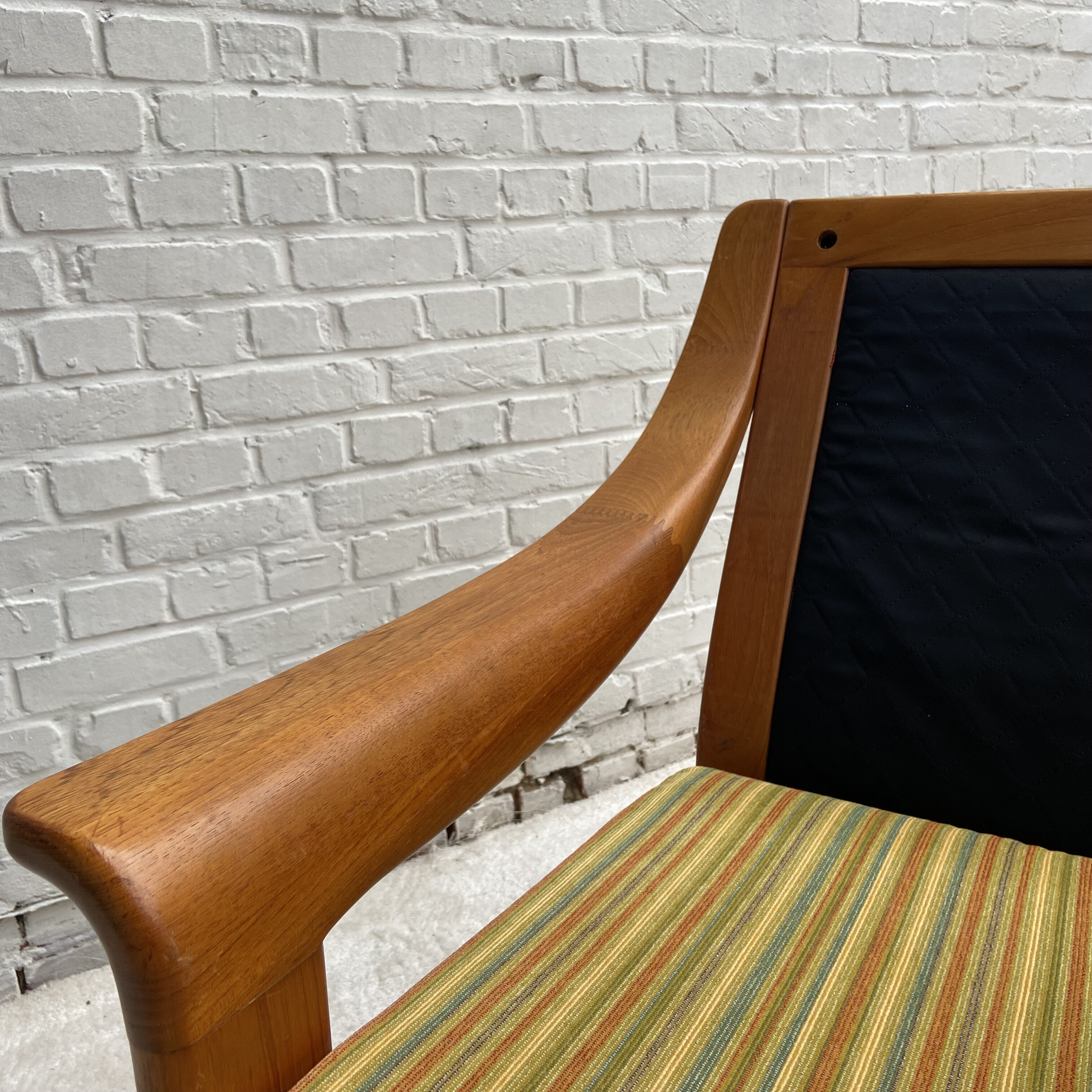 Danish teak 2 seater sofa