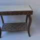 Oriental-style wooden side table