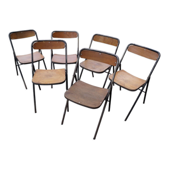 Lot de 6 chaises pliantes