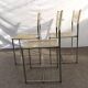Set of 3 chrome spaghetti chairs model 101 from Belotti for Alias of the 70s-80s
