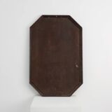 Miroir Art Déco français en bois, vers 1920