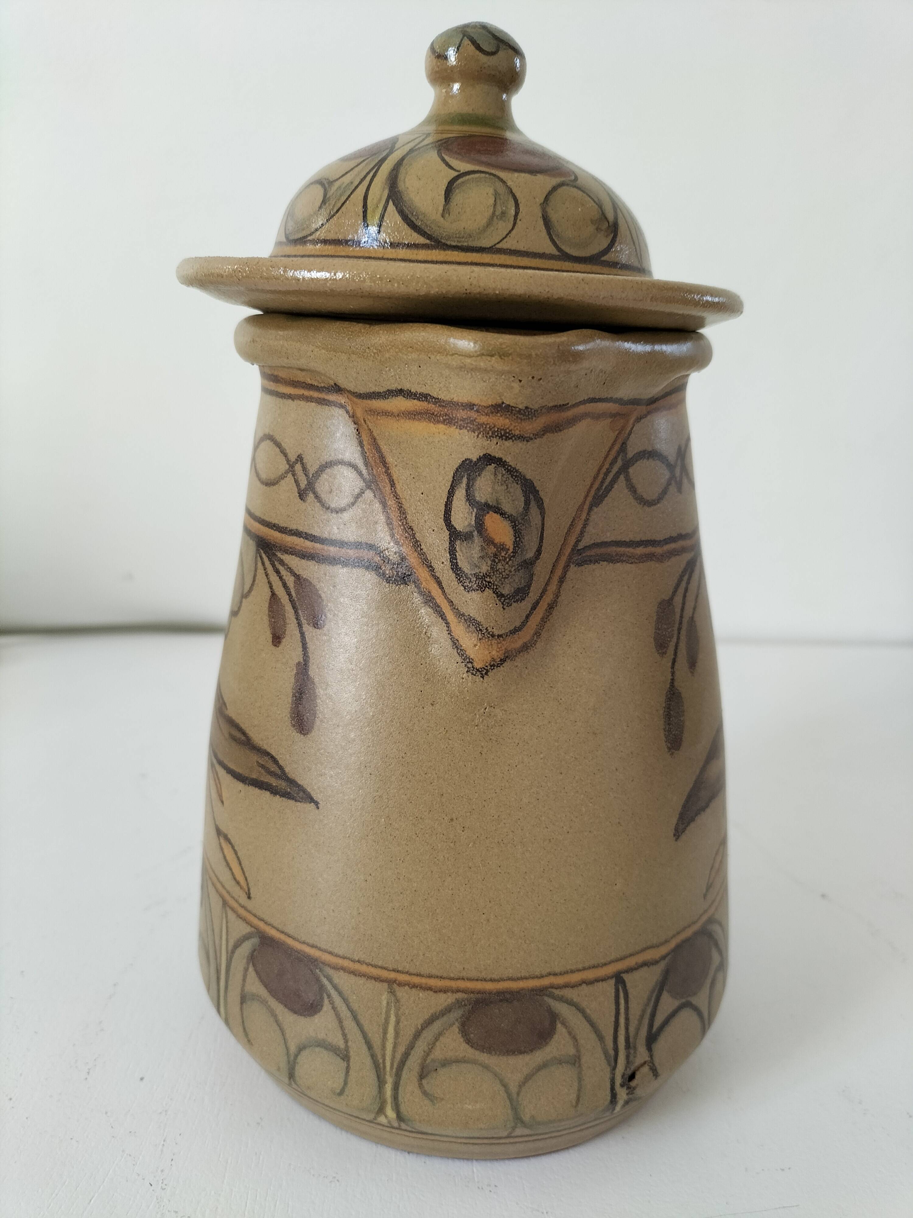 Signed Portuguese pottery jug