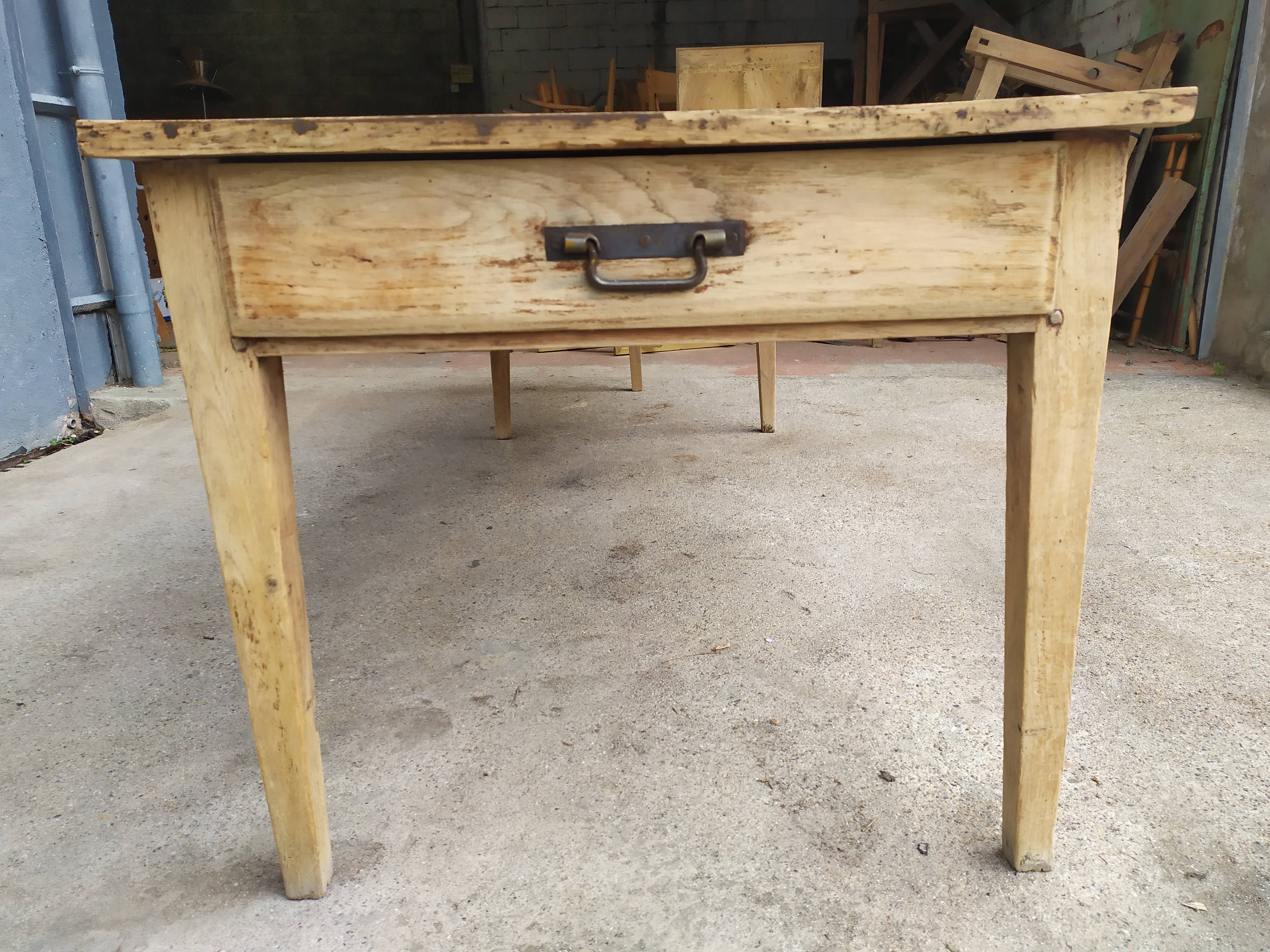 Table de ferme rallonge