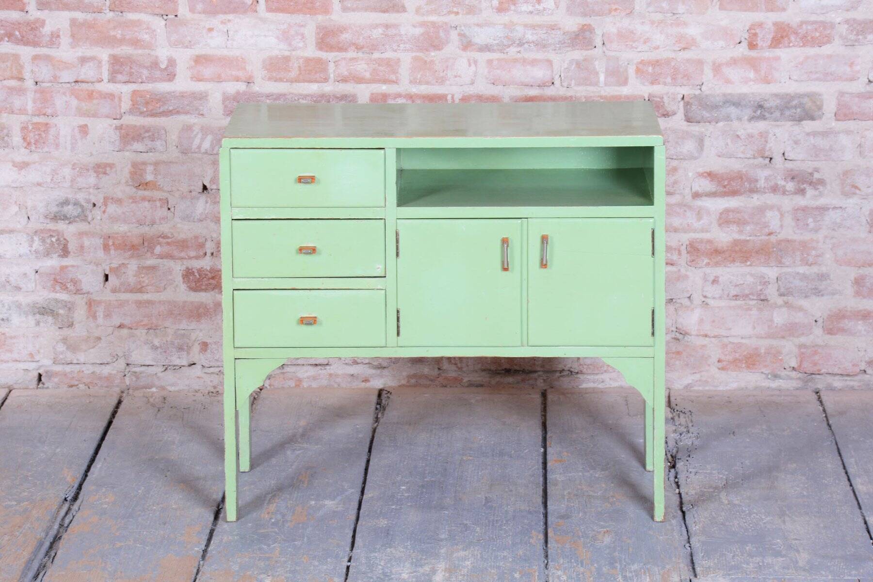 Art Deco Small Cabinet in Spruce, Czech, 1920s