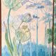 Art Nouveau screen 1900 floral decor