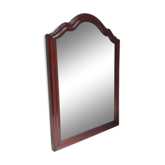 Louis Philippe mirror, mahogany, gendarme hat