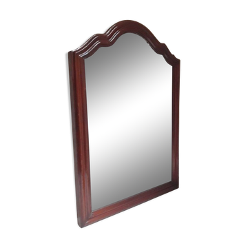 Miroir Louis Philippe acajou chapeau de gendarme
