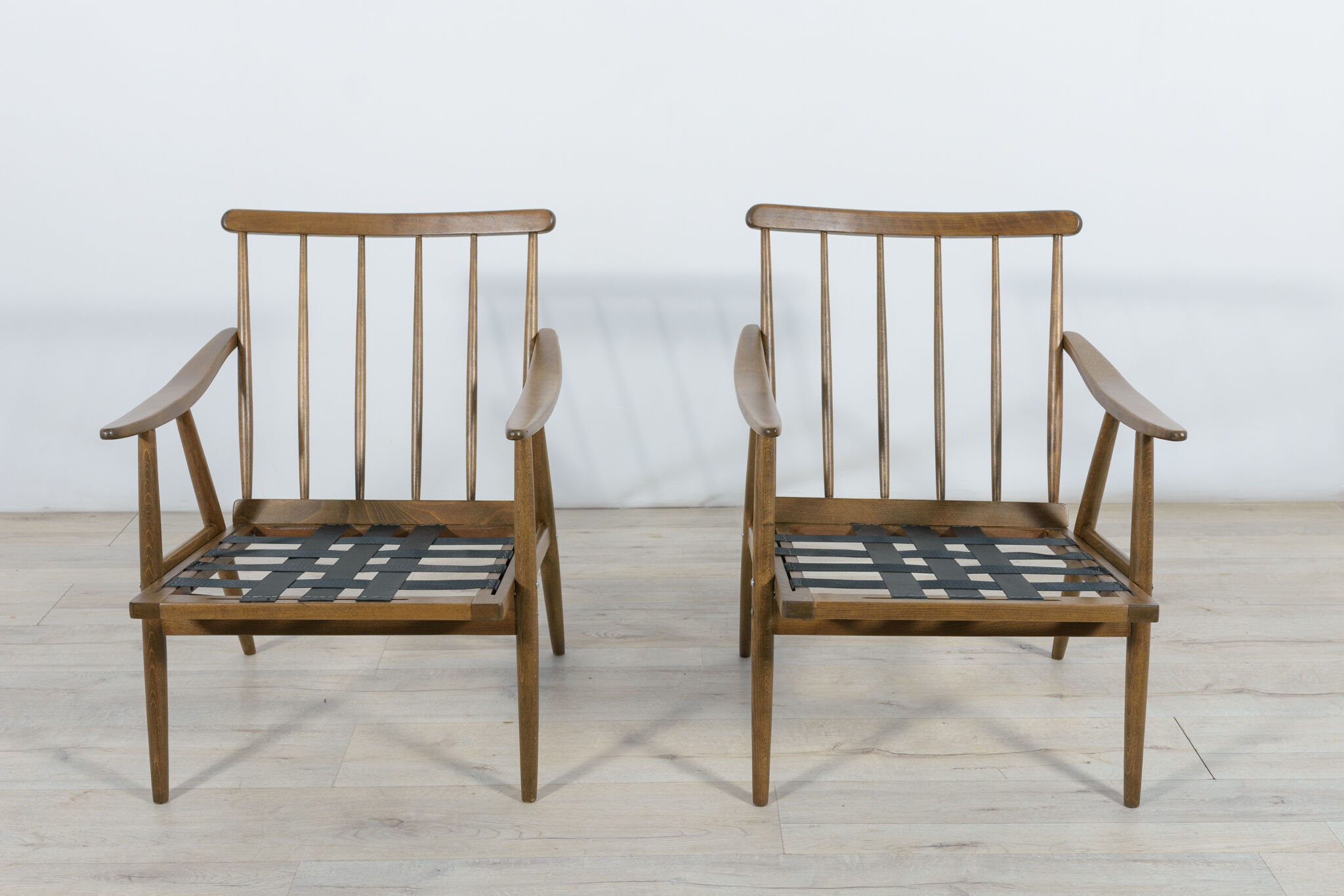 2 mid-century czechoslovak armchairs from ton, 1960s, set of 2