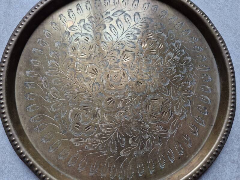 Old plate made of copper or brass - India No. 2
